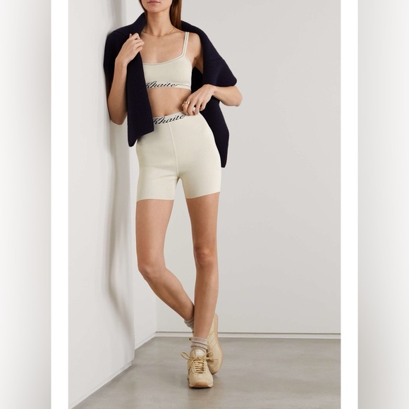 KHAITE Bryant ribbed-knit biker shorts - Picture 8 of 11